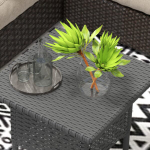 Outsunny PE Rattan Outdoor Coffee Table