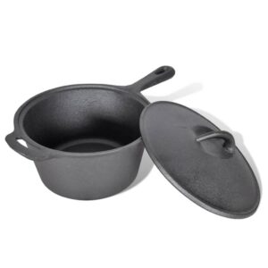 vidaXL 9pc Dutch Oven Set