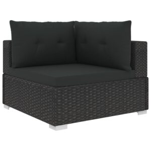 vidaXL 6pc Sofa Set w/ Cushions
