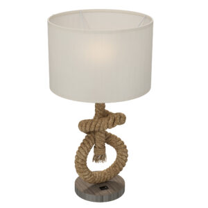 Homcom LED Nautical Table Lamp w/ USB