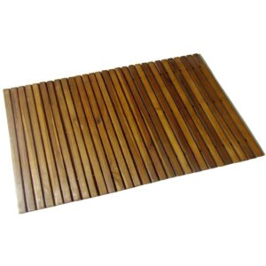 vidaXL Acacia Bath Mat 80 x 50cm
