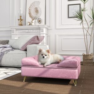 PawHut Dog Sofa Pet Couch Pink