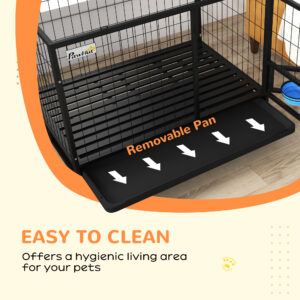 PawHut 43" Heavy Duty Dog Crate