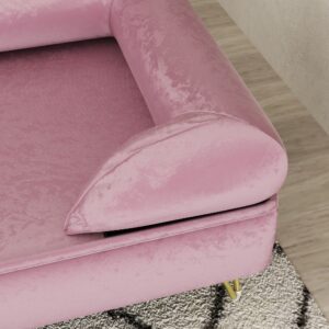 PawHut Dog Sofa Pet Couch Pink