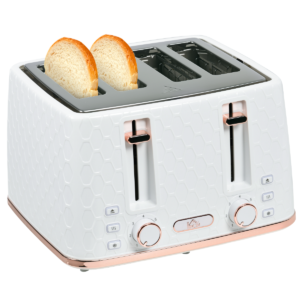 HOMCOM Toaster 4 Slice With 7 Browning Levels