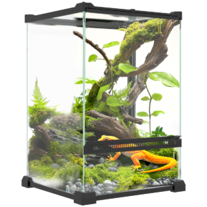 PawHut Reptile Terrarium Glass 40L