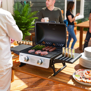 Outsunny Portable Tabletop Gas Barbecue - Image 1 of 7