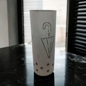 MSL 49cm Metal Umbrella Stand Cream