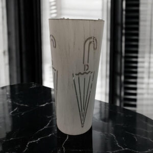 MSL 49cm Metal Umbrella Stand Cream