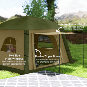 Outsunny Inflatable Camping Tent