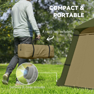 Outsunny Inflatable Camping Tent