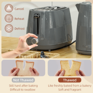 Homcom 1.7L Kettle and 2 Slice Toaster Set - Image 4 of 8