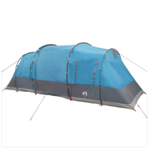 vidaXL 4-Person Tunnel Tent Blue Waterproof - Image 3 of 3