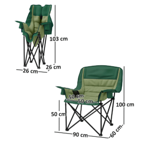 Outsunny Camping Chair for Adults