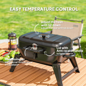 Outsunny Folding Charcoal Barbecue Grill