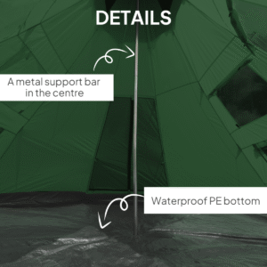 Outsunny 6-7 Person Tent with Carrying Bag - Image 5 of 7