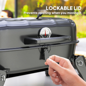 Outsunny Folding Charcoal Barbecue Grill