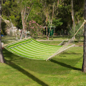 Outsunny Double Hammock Swing Bed