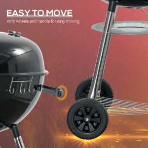 Outsunny Portable Kettle Charcoal BBQ - Image 7 of 7