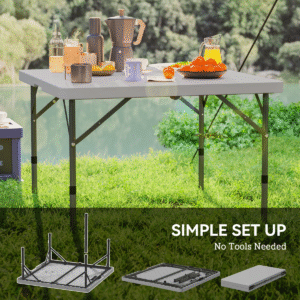 Outsunny 3ft Folding Camping Table