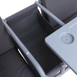 Outsunny 2-Seater Swing Chair with Table - Image 7 of 7