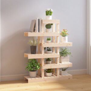 vidaXL Plant Stand Solid Pine Wood – Image 3 of 5