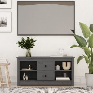 vidaXL TV Cabinet Solid Pine Wood