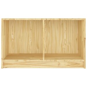 vidaXL TV Cabinet 70x33x42cm Solid Pinewood