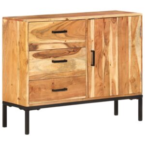 vidaXL Sideboard 88x30x73cm Solid Wood