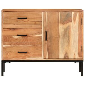 vidaXL Sideboard 88x30x73cm Solid Wood