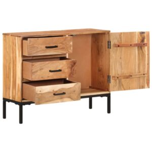 vidaXL Sideboard 88x30x73cm Solid Wood