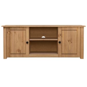vidaXL TV Cabinet Solid Pine Wood