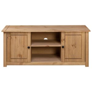 vidaXL TV Cabinet Solid Pine Wood