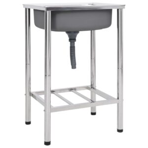 vidaXL Camping Sink Single Basin