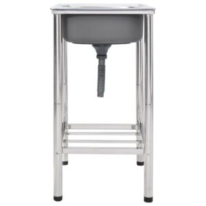 vidaXL Camping Sink Single Basin