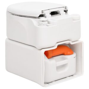 vidaXL Integrated Camping Toilet 24+17L
