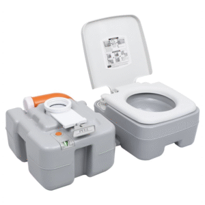 vidaXL Portable Camping Toilet and Water Tank Set