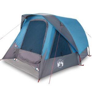 vidaXL 4-Person Camping Tent Blue