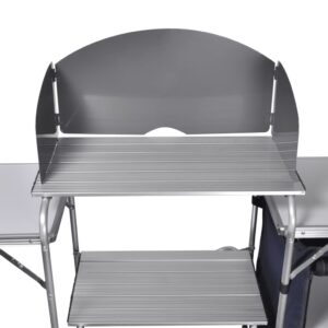 vidaXL Foldable Camping Kitchen Unit