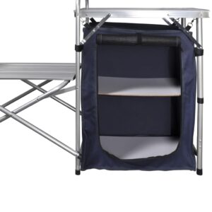 vidaXL Foldable Camping Kitchen Unit