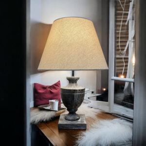 MSL 37cm Traditional Lamp and Shade