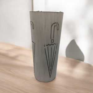 MSL 49cm Metal Umbrella Stand Cream