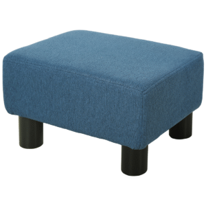 Homcom Chic Linen Fabric Footstool