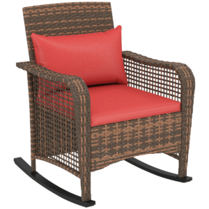 Outsunny Rattan Garden Rocking Chair - Image 2 of 7