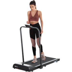 HOMCOM Foldable Walking Treadmill With LED Display Homcom Foldable Walking Treadmill w/ LED Display - Image 2 of 7