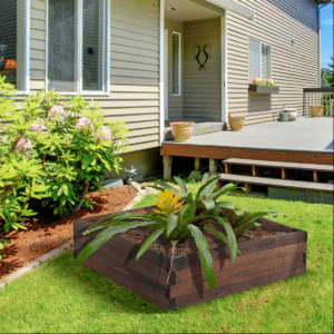 Outsunny Wooden Raised Garden Planter - Image 1 of 8