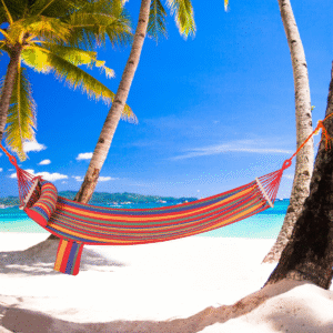 Outsunny Cotton Hammock Swing Chair - Image 1 of 8