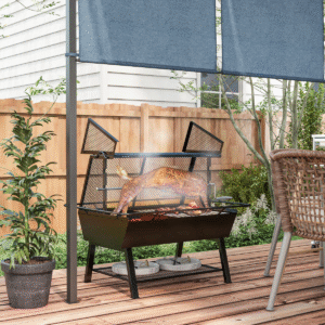 Outsunny 3-in-1 BBQ Rotisserie Grill