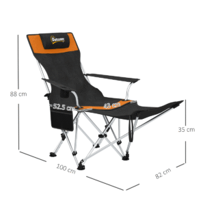 Outsunny 2 Reclining Camping Chairs - Image 4 of 7