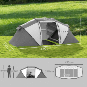 Outsunny 4-6 Person Dome Tent - Image 5 of 7